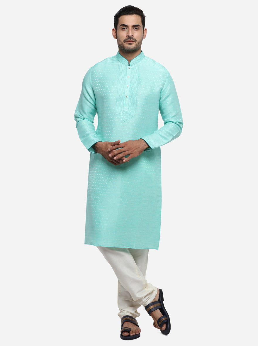 Aqua Green Kurta Set | Azania