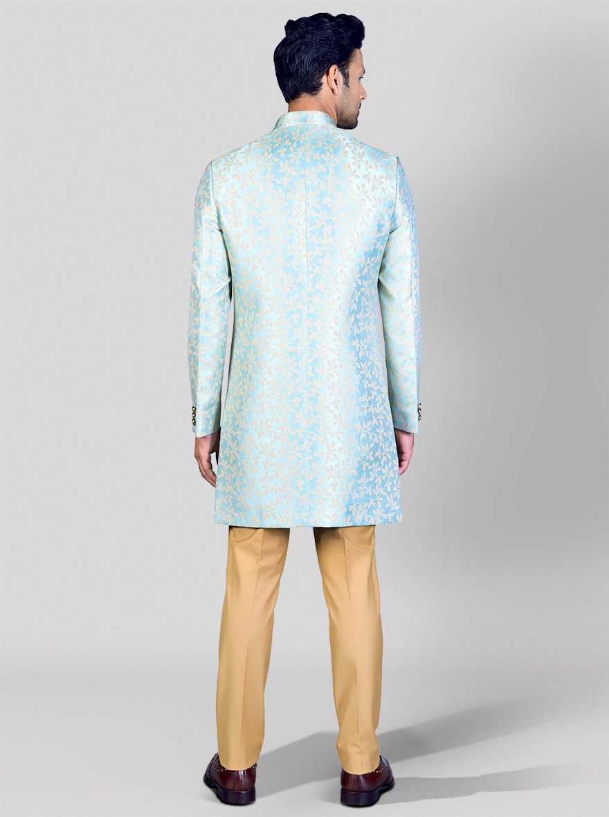 Sea Green Indowestern | Azania