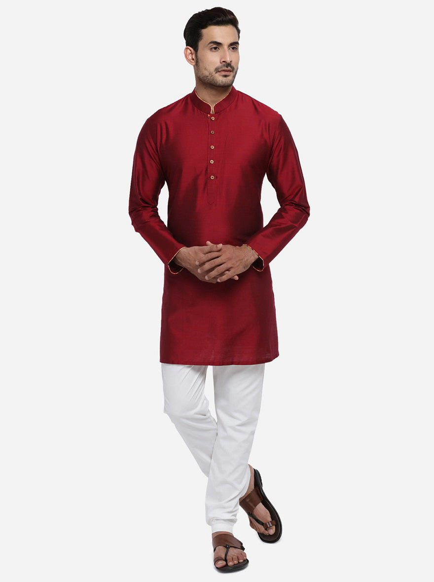 Maroon Kurta | Azania