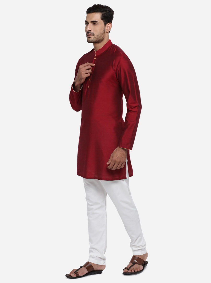 Maroon Kurta | Azania