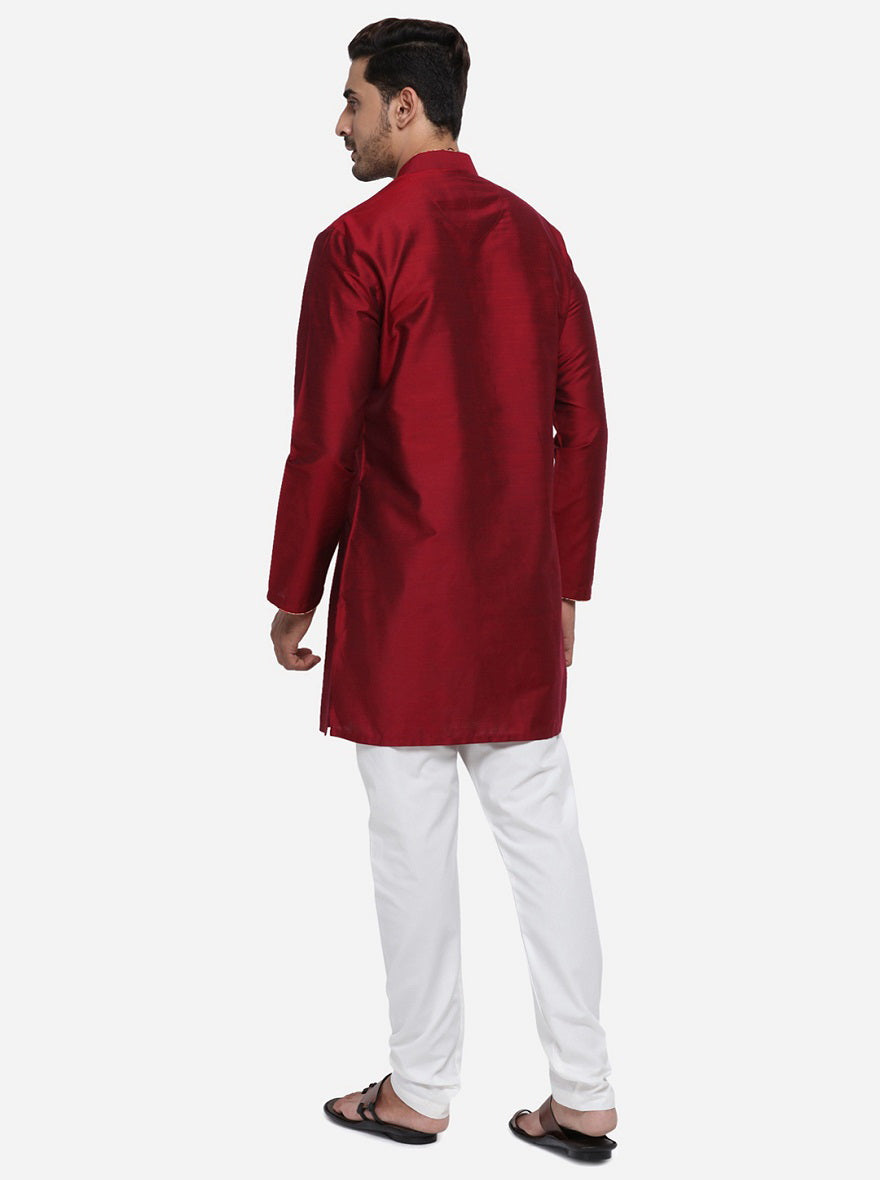 Maroon Kurta | Azania