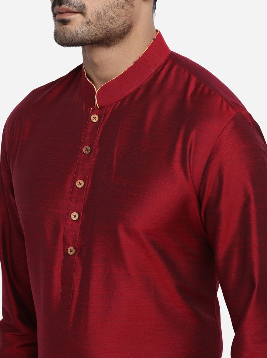 Maroon Kurta | Azania