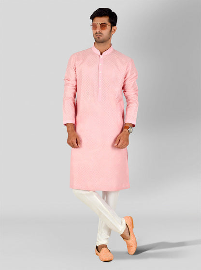 Pastel Pink Kurta | Azania