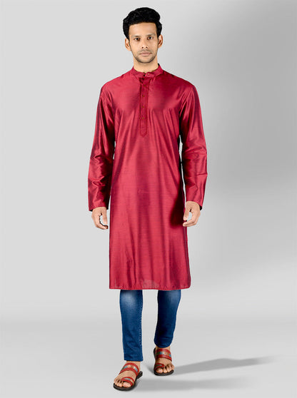 Maroon Kurta | Azania