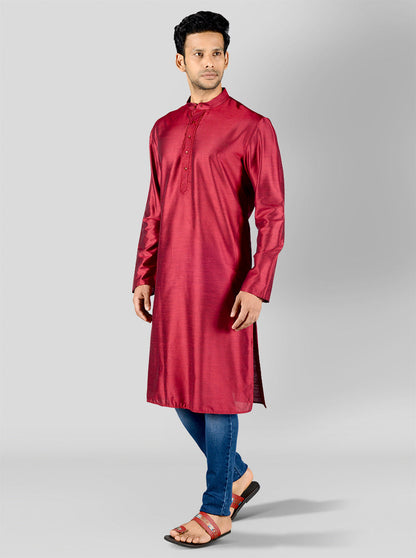 Maroon Kurta | Azania