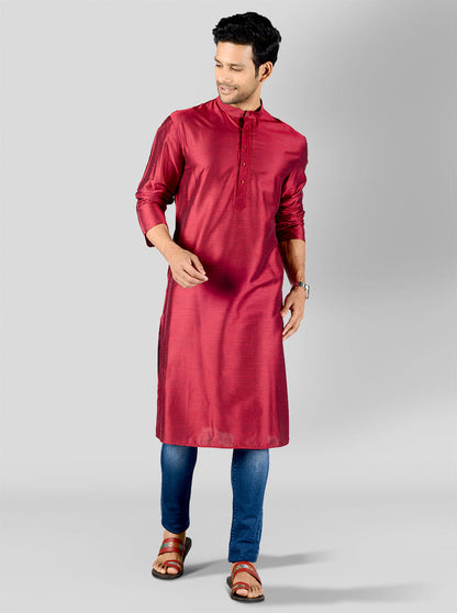 Maroon Kurta | Azania