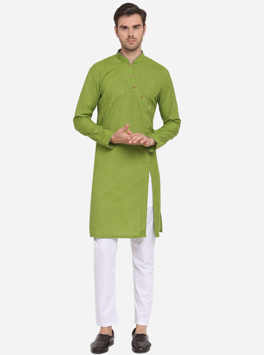 Emerald Green Kurta | Azania