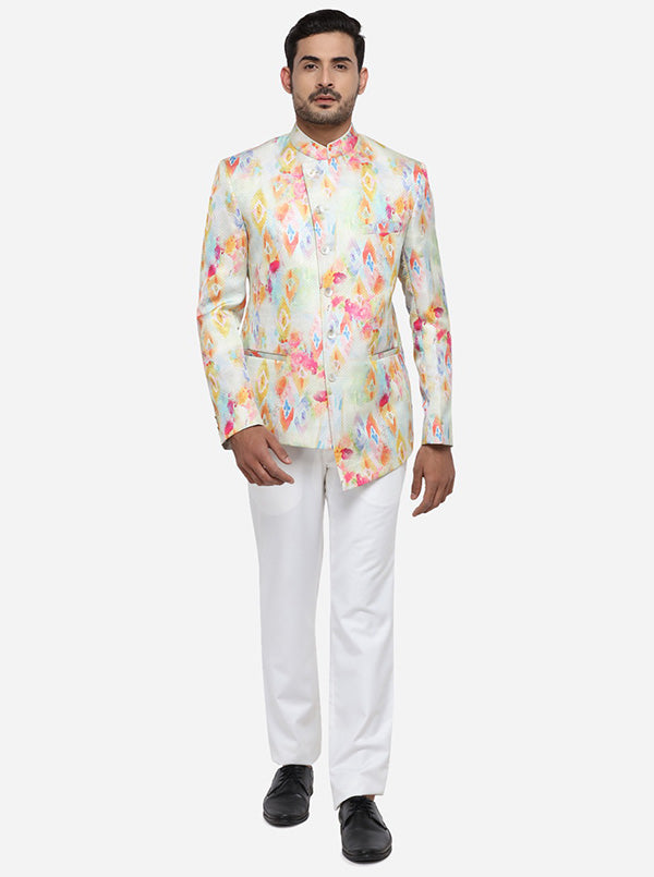 Multicolour Jodhpuri Suit | Siddhesh Chauhan