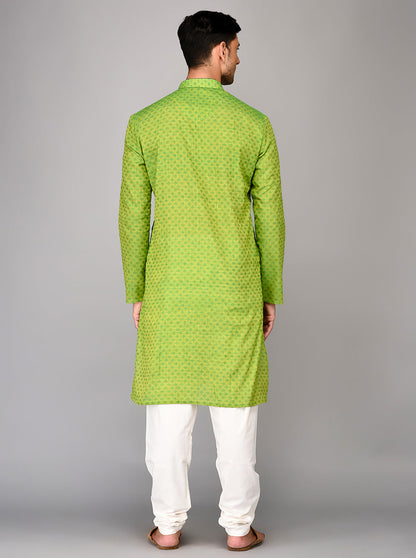 Green Printed Kurta | Azania