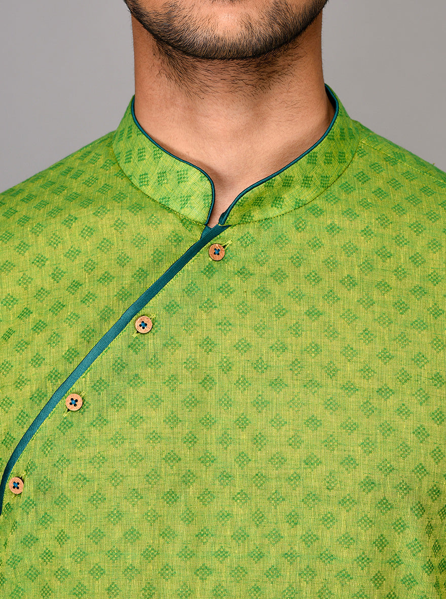 Green Printed Kurta | Azania