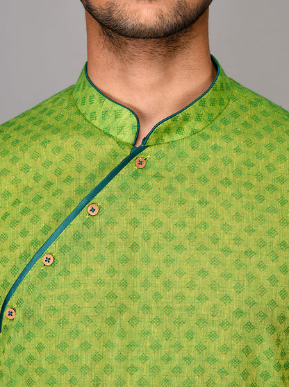 Green Printed Kurta | Azania