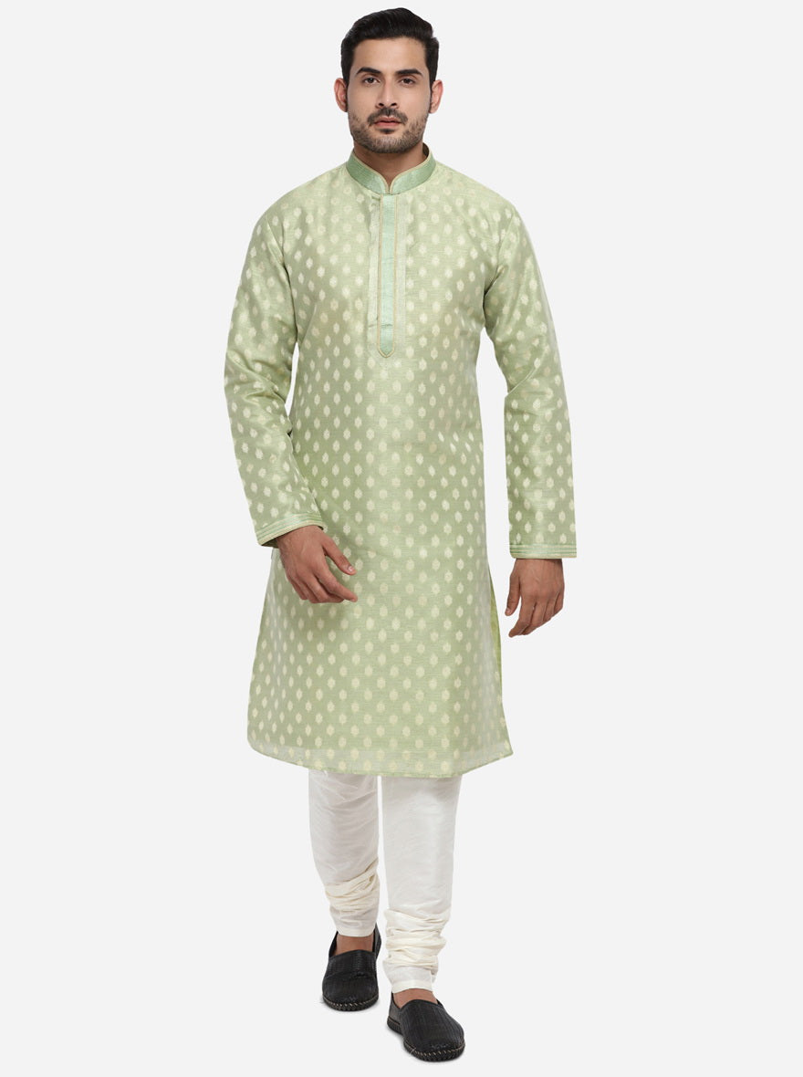 Light Green Kurta Set | Azania