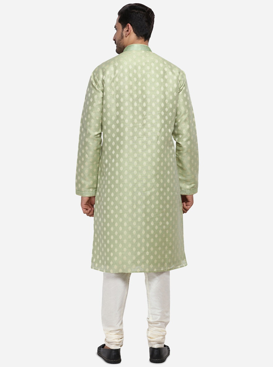 Light Green Kurta Set | Azania