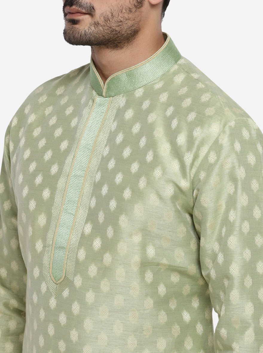 Light Green Kurta Set | Azania