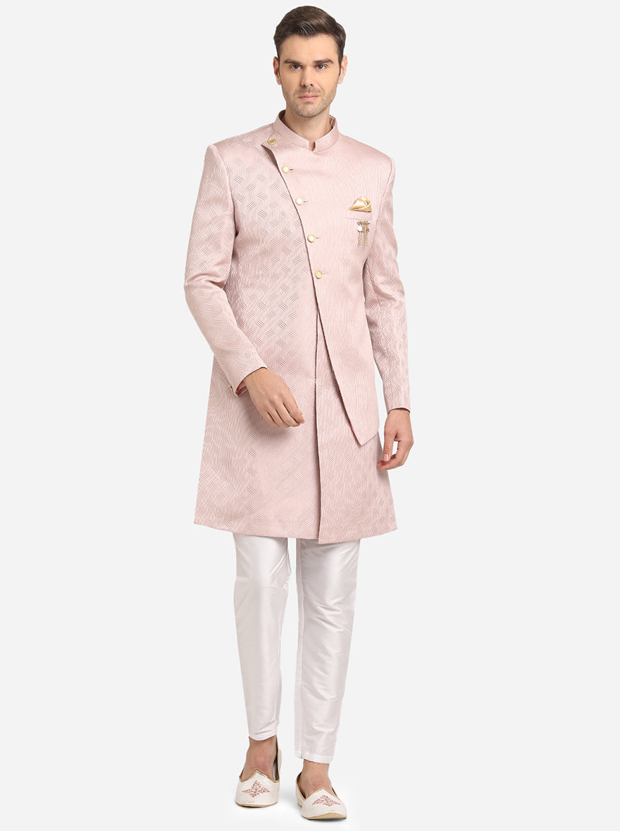 Pastel Pink Indowestern | Azania