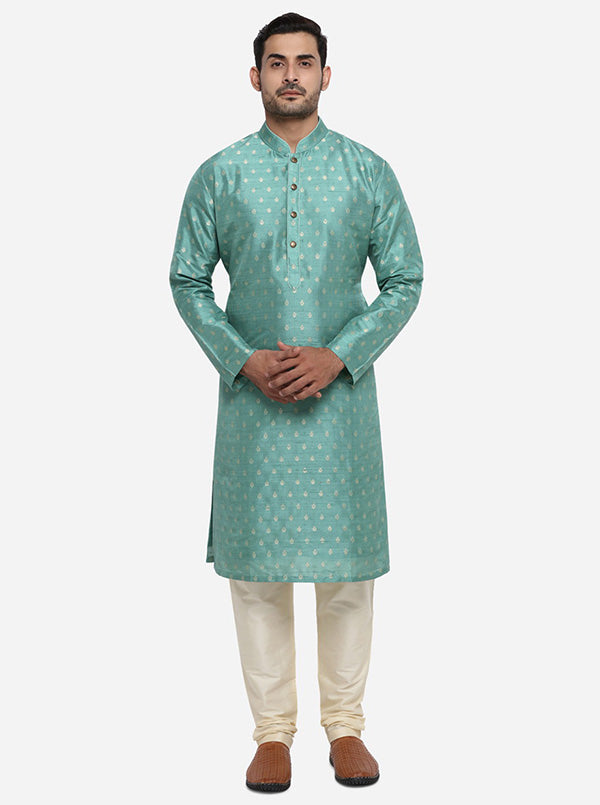 Turkish Green Kurta Set | Siddhesh Chauhan