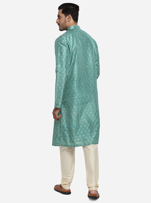 Turkish Green Kurta Set | Siddhesh Chauhan