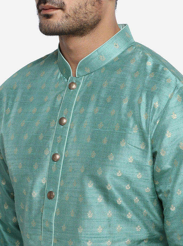 Turkish Green Kurta Set | Siddhesh Chauhan