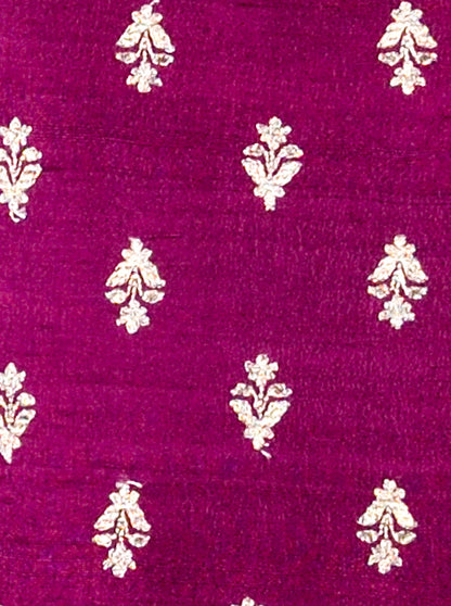 Maroon & Golden Bandhgala Jacket | Azania