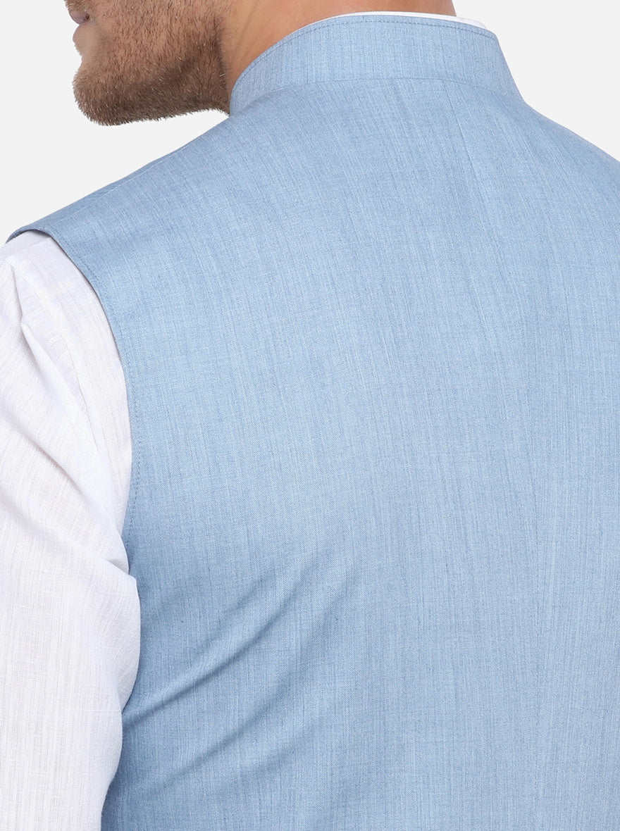 Sky Blue Modi Jacket | JadeBlue