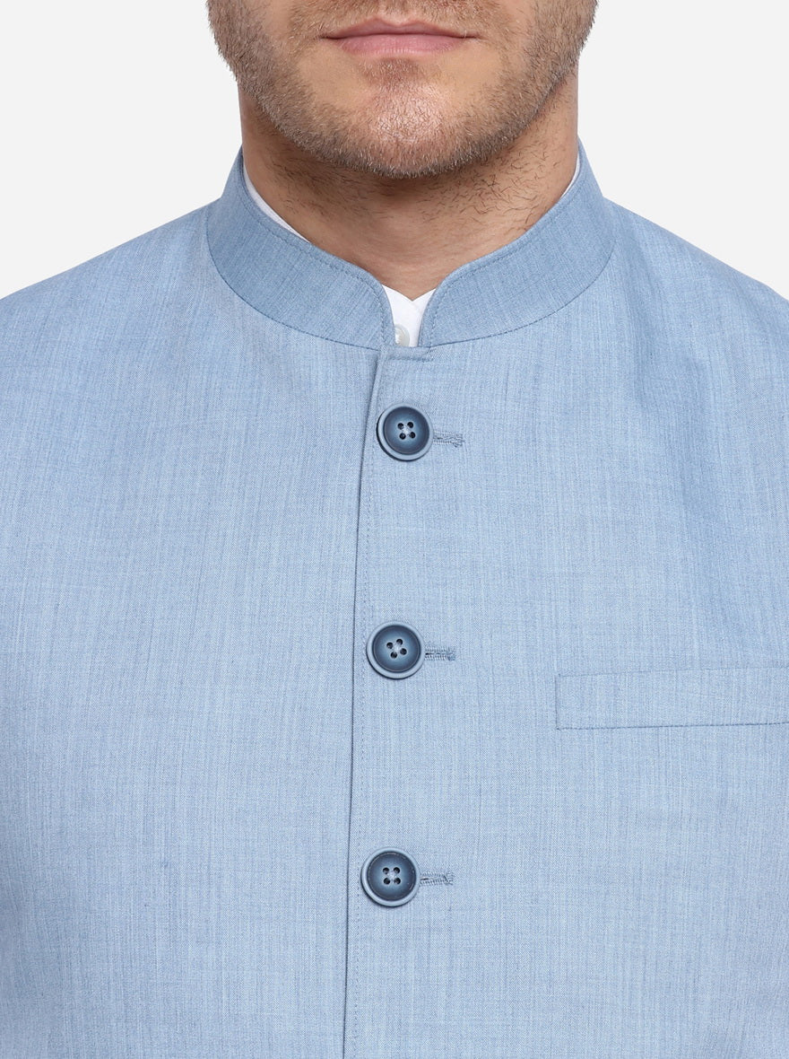 Sky Blue Modi Jacket | JadeBlue