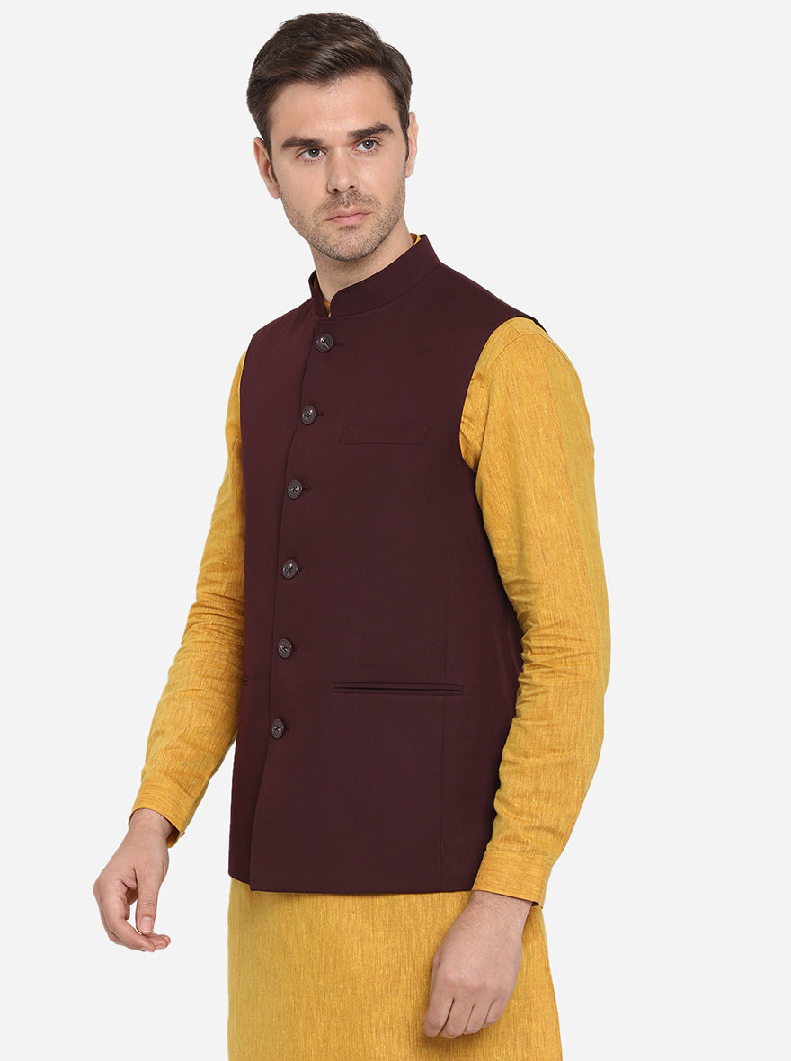 Wine Modi Jacket | JadeBlue