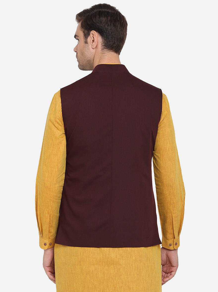 Wine Modi Jacket | JadeBlue