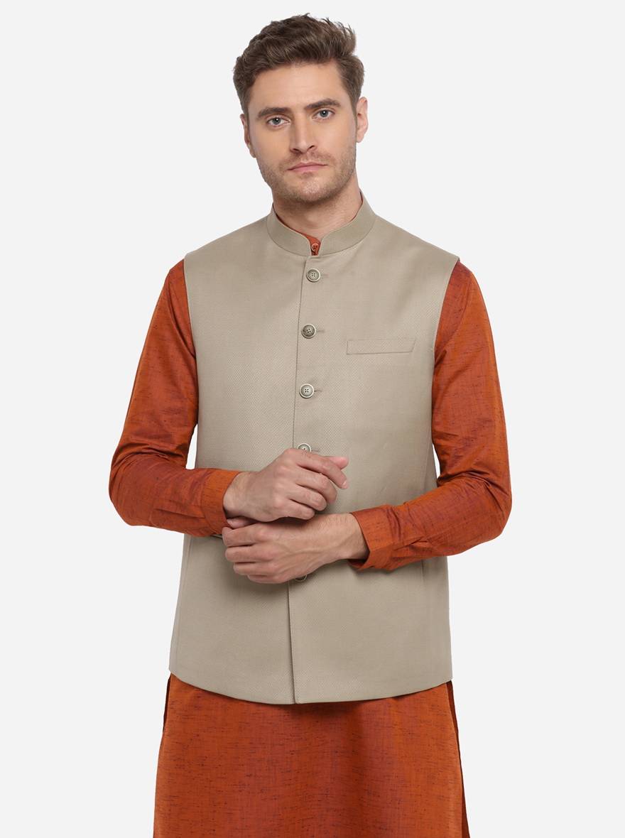 Beige Modi Jacket | JadeBlue