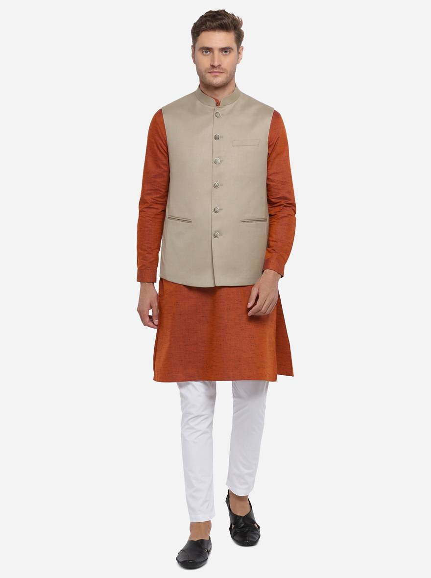 Beige Modi Jacket | JadeBlue