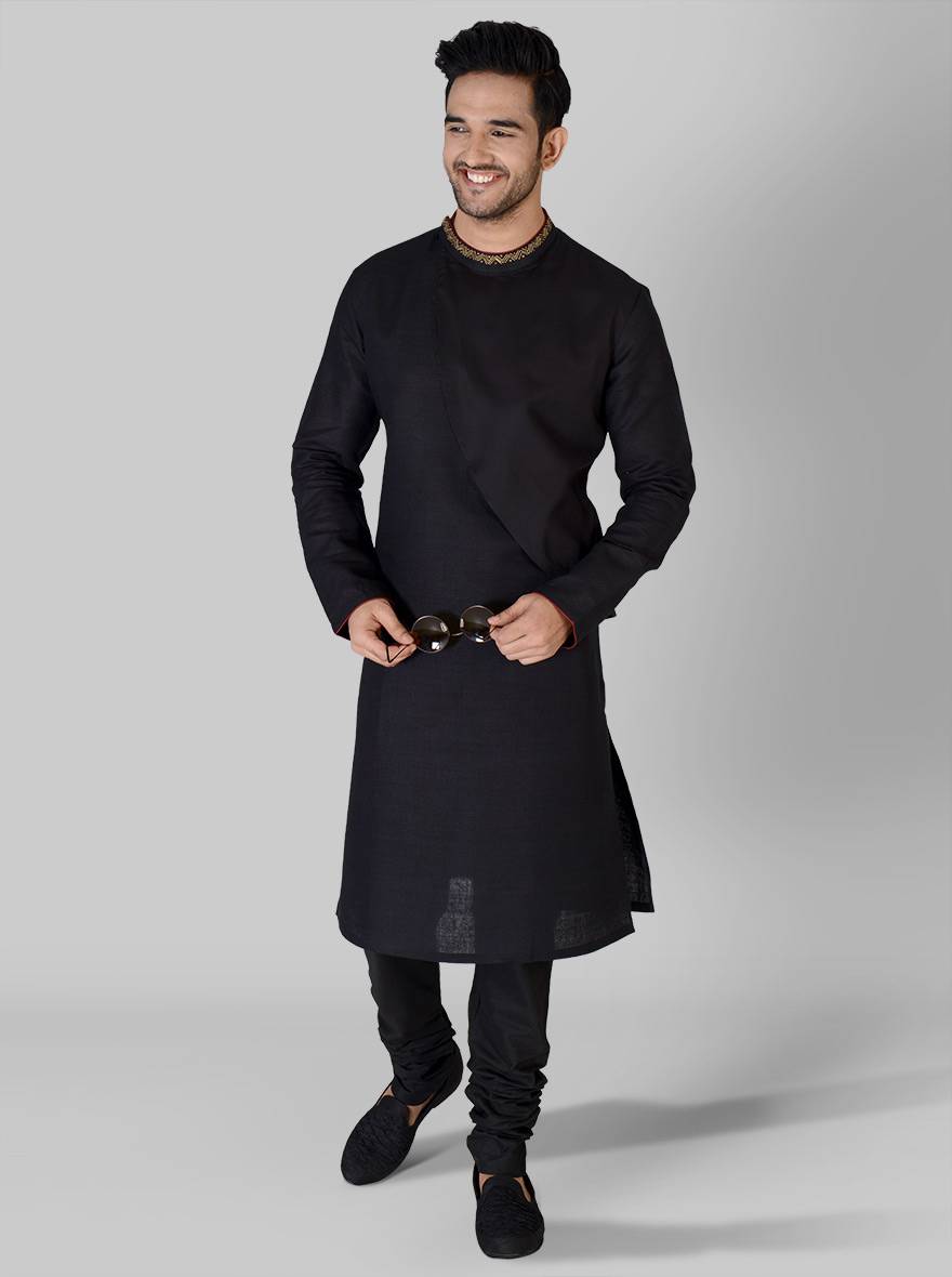 Black Kurta Set | Siddhesh Chauhan