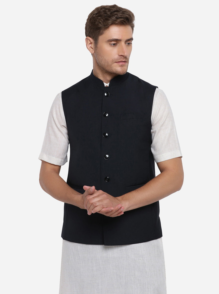 Navy Blue Modi Jacket | JadeBlue