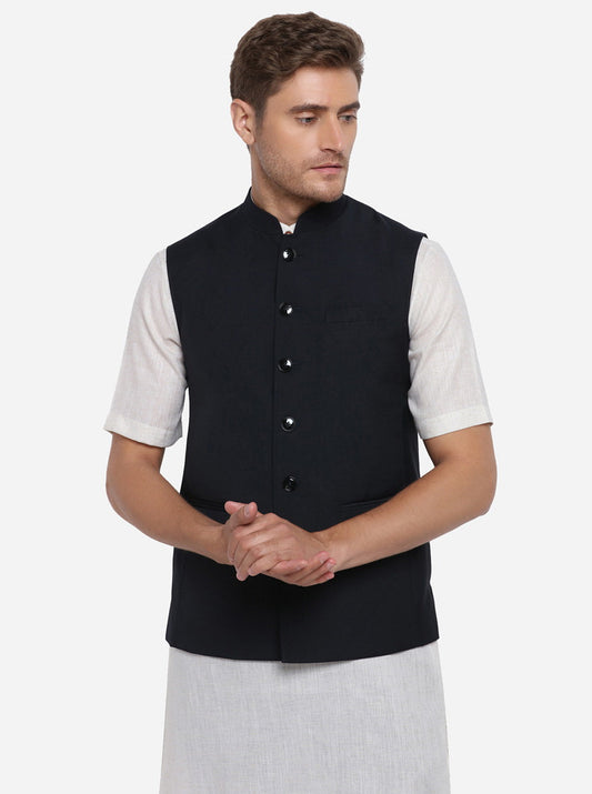 Navy Blue Modi Jacket | JadeBlue