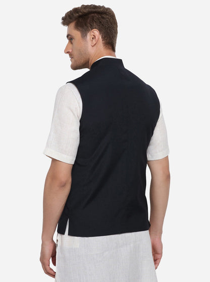 Navy Blue Modi Jacket | JadeBlue