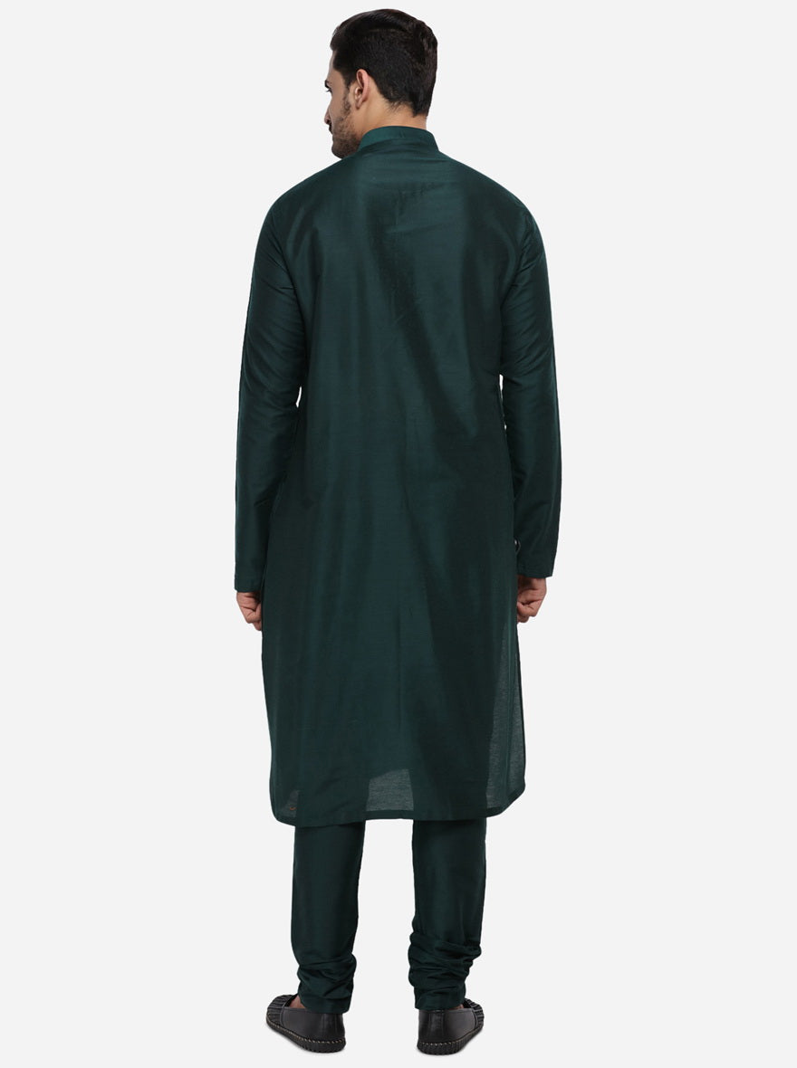 Bottle Green Kurta Set | Azania