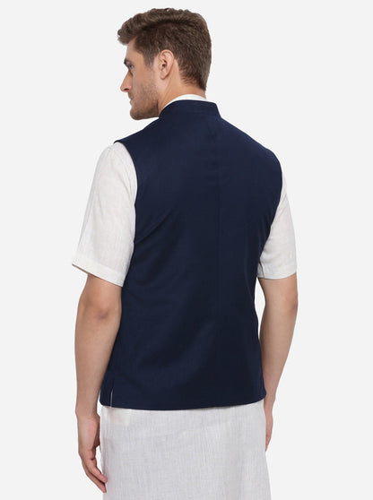 Navy Blue Modi Jacket | JadeBlue