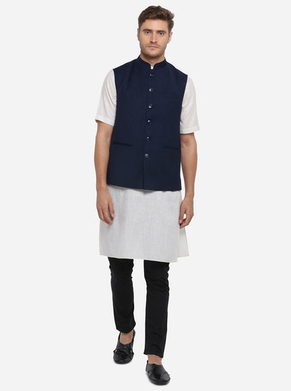 Navy Blue Modi Jacket | JadeBlue