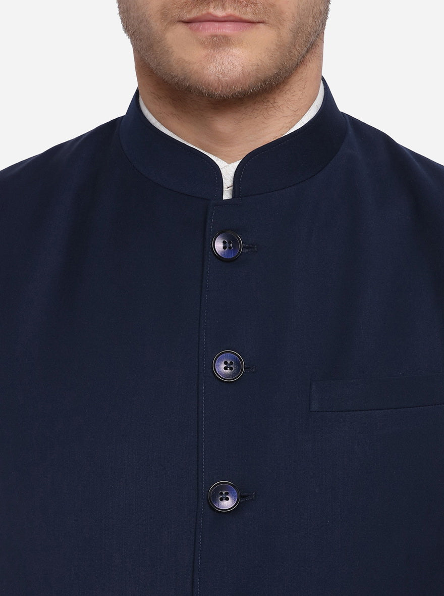 Navy Blue Modi Jacket | JadeBlue