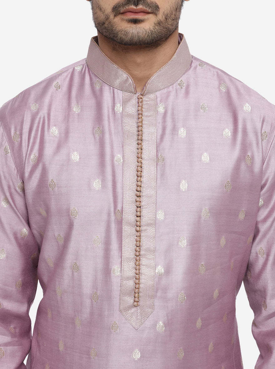 Pastel Purple Kurta Set | Azania