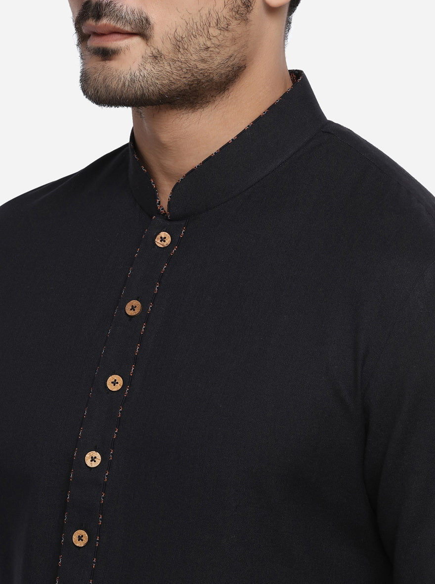 Black Kurta | Azania