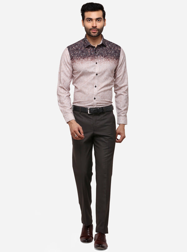 Multi Printed Slim Fit Party Wear Shirt | JB Studio