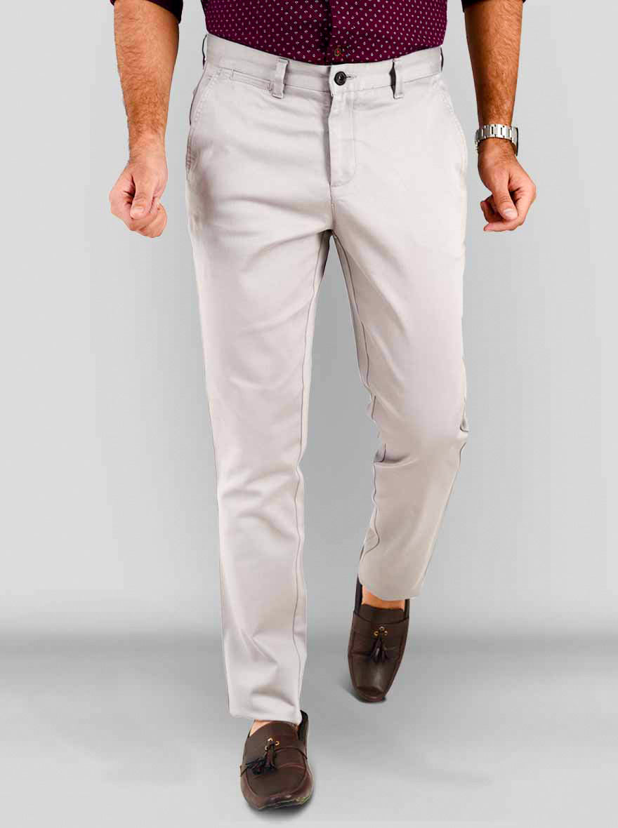 Limestone Self Textured Slim Fit Chinos | JB Sport