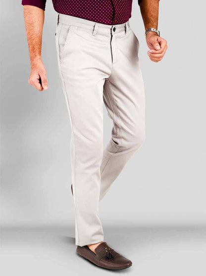 Limestone Self Textured Slim Fit Chinos | JB Sport