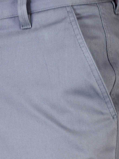 Citadel Grey Self Textured Slim Fit Chinos | JB Sport