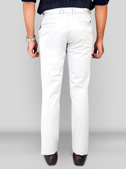 Foggy Dew Self Textured Slim Fit Chinos | JB Sport