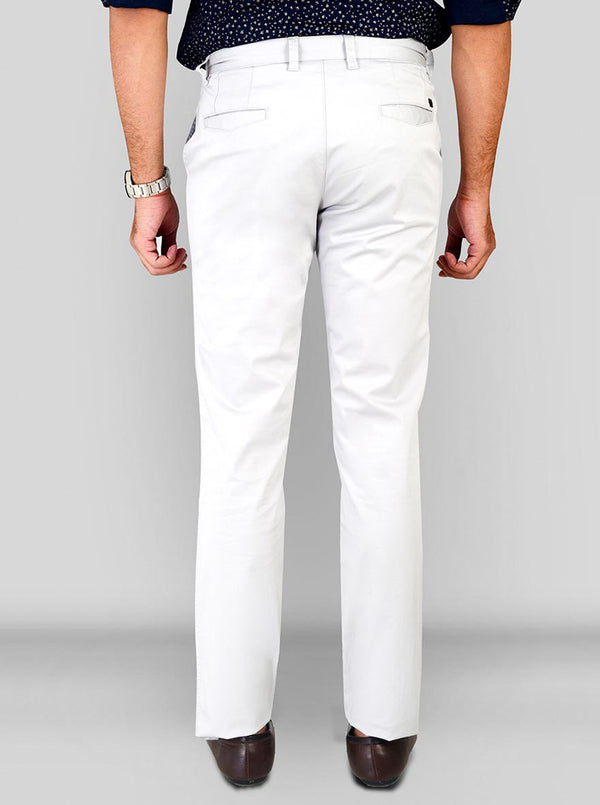 Foggy Dew Self Textured Slim Fit Chinos | JB Sport