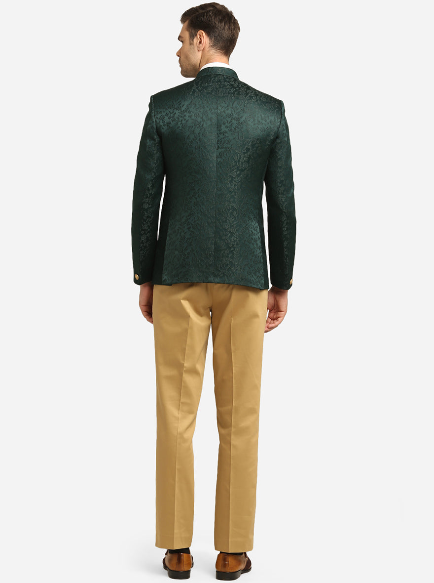 Bottle Green Jodhpuri Suit | JadeBlue