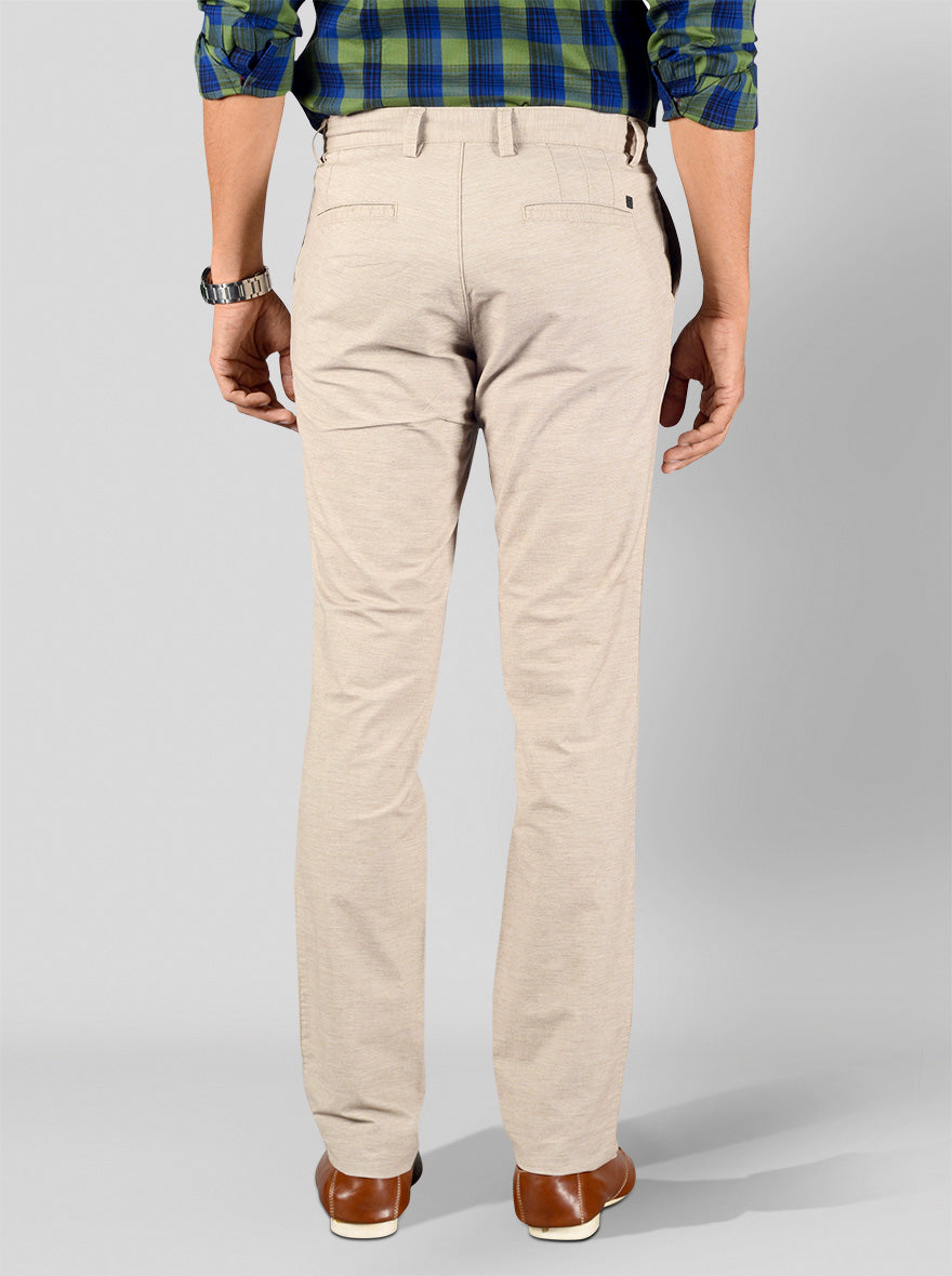 Beige Slim Fit Chinos | JB Sport