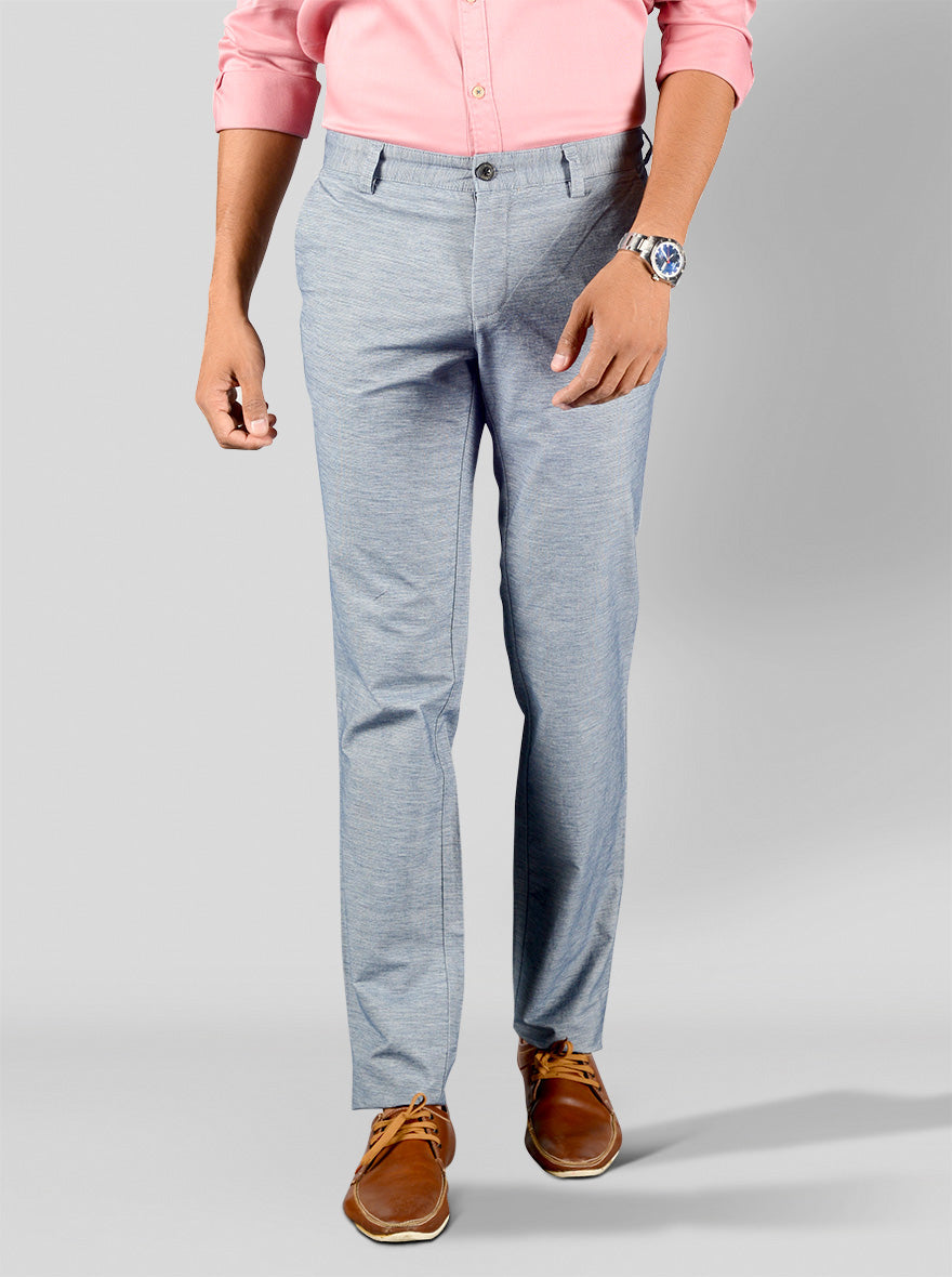 Light Blue Slim Fit Chinos | JB Sport