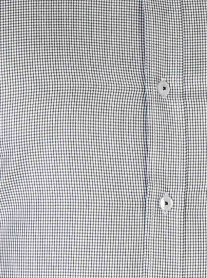 Grey & White Dobby Regular Fit Formal Shirt | Greenfibre