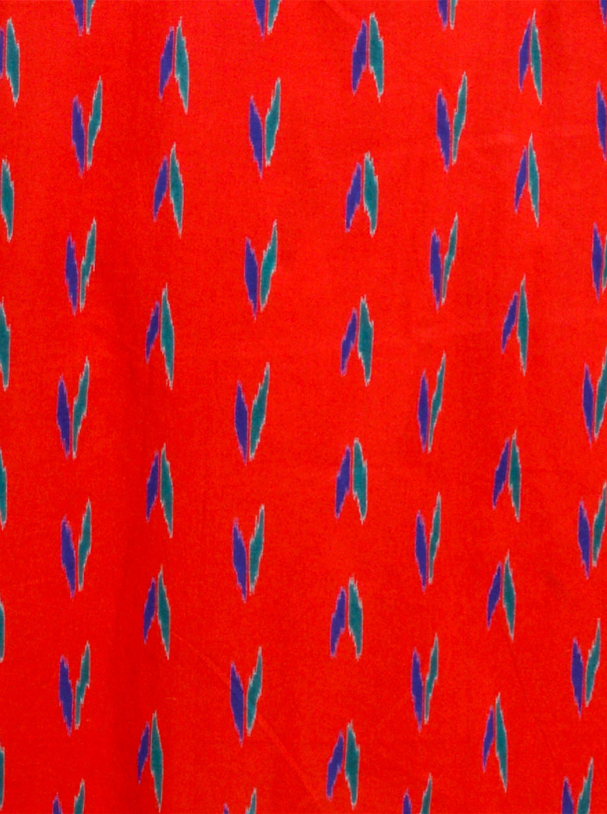 Red, Blue & Green Kurta | Azania